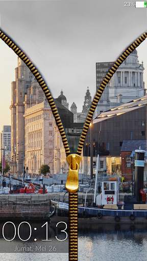 Liverpool Zipper Lock Screen 3 تصوير الشاشة