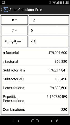Stats Calculator Free screenshot 5