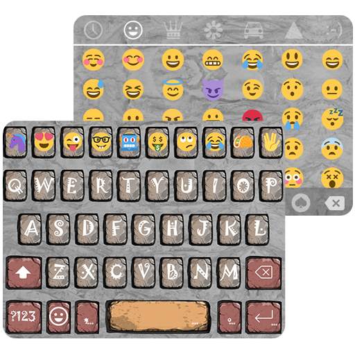 Stone Emoji Keyboard Theme 1.0.3