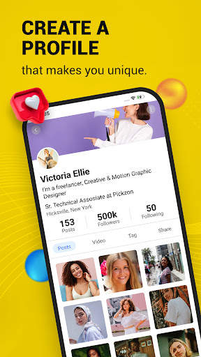 PickZon: Social Media Platform screenshot 1