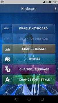 keyboard theme for Eden Hazard fan's screenshot 1