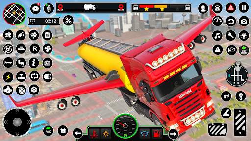 Oil Tanker Flying Truck Games screenshot 5