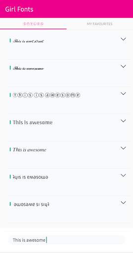 Girls Fonts for FlipFont screenshot 7
