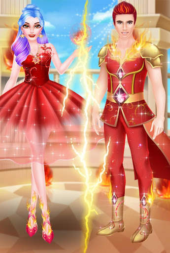 Ice VS Fire Princess Makeup скриншот 6