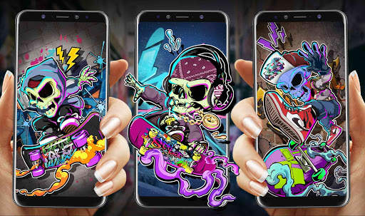Hip Hop Skull Live Wallpaper Themes screenshot 4
