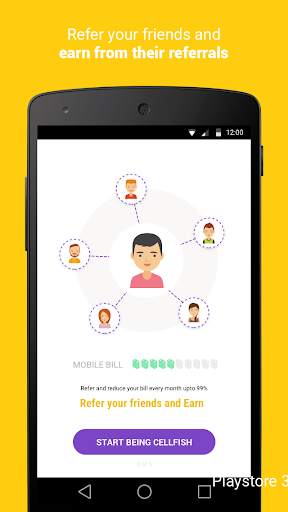 Cell.Fish - Safe SMS, Slick Dialer, Save Money Wiz स्क्रीनशॉट 3