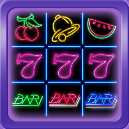 777 Fruit Neon Slot Machine - Cherry Master 1.1