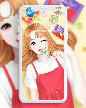 Cute Laurra Girl Wallpaper screenshot 3