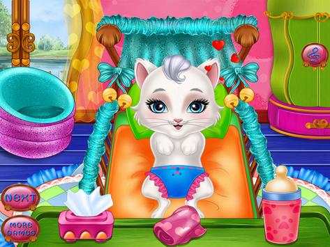 Cat Gives Birth Games screenshot 4