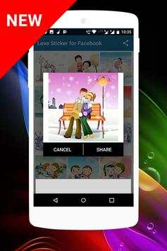 Love Stickers  for Facebook screenshot 2