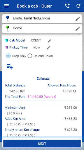 Saravana Track Call Taxi screenshot 5