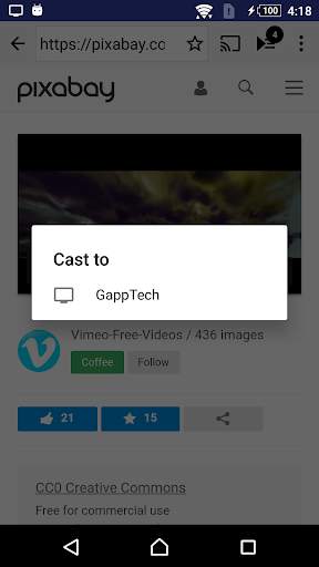 Web Video Cast Chromecast screenshot 4