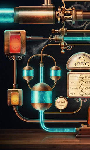Mechanica clock live wallpaper screenshot 4
