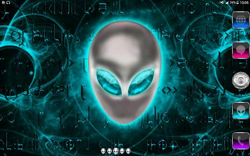 Alien Go Launcher Theme screenshot 9