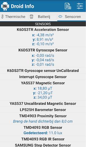 Droid Hardware Info screenshot 8