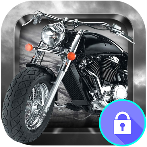ikon Motorbike Pattern Lock Screen