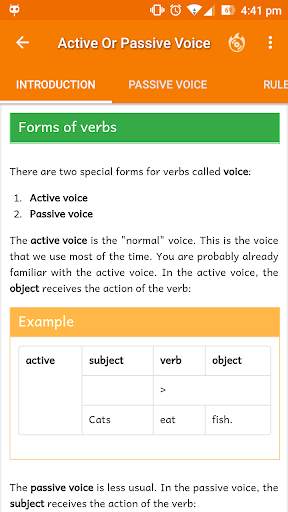 English Grammar Lite screenshot 2