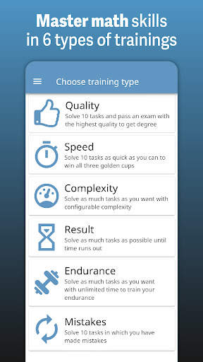Speed Math Mental Quick Games screenshot 1