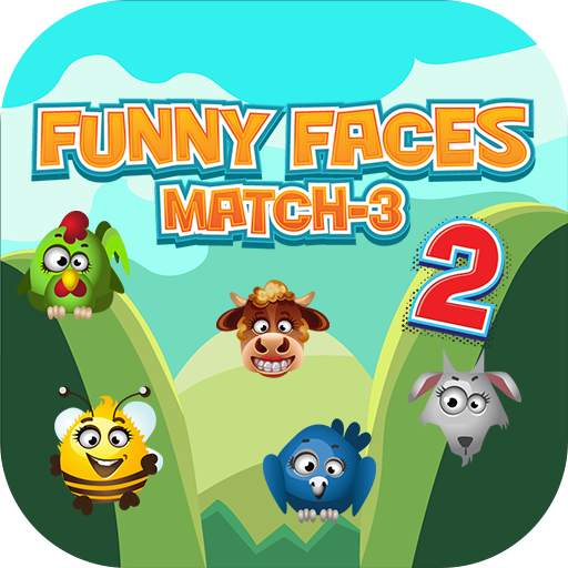 Funny Faces2 Match3 – Animal Match Puzzle 1.0.0