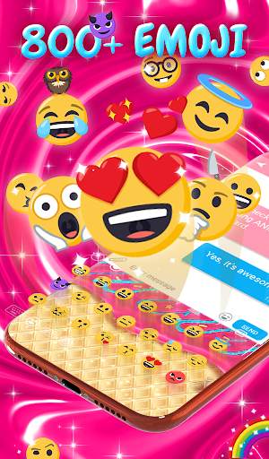 Waffle Live Wallpaper & Animated Keyboard screenshot 3