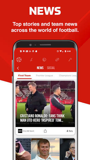 UnitedReds - Live Scores screenshot 1