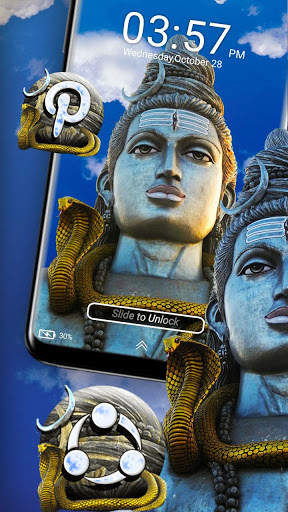 Shiva Statue Theme Launcher screenshot 4