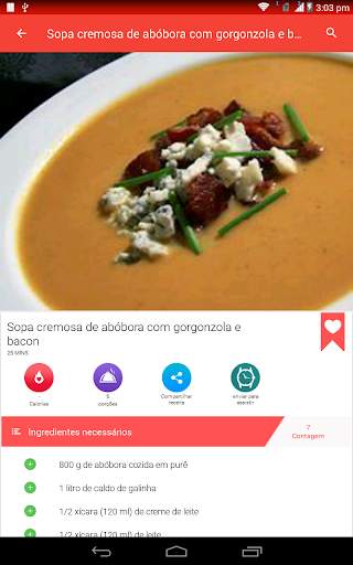 Receitas da sopa screenshot 11