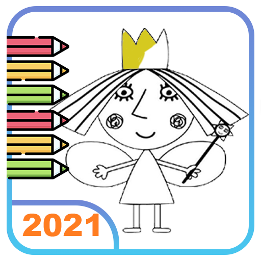 Ben Elf and Princess Holly Coloring Game 2021 icon