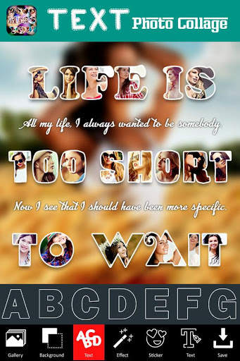 Text Photo Collage Editor screenshot 1
