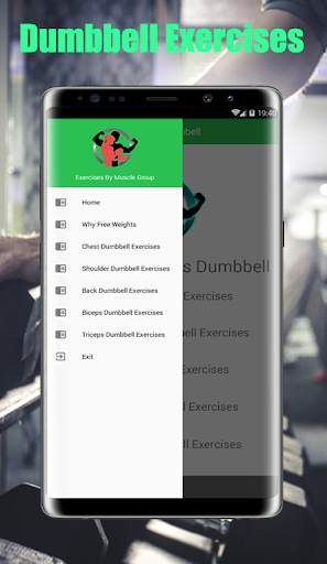 Dumbbell Exercises Free screenshot 1