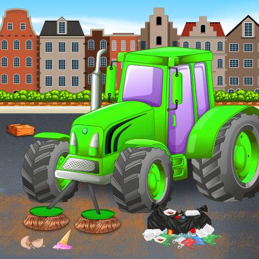 Road Cleaning Truck Games 1.1