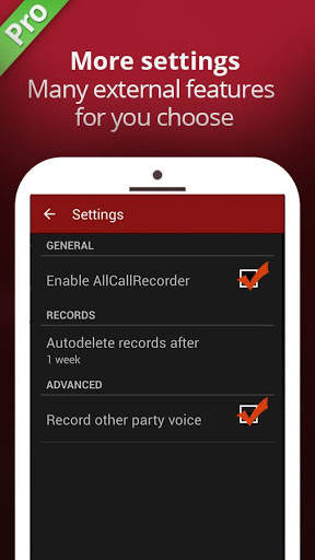 All Call Recorder Automatic Lite screenshot 2