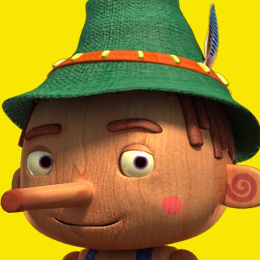 Talking Pinocchio - Game for kids أيقونة