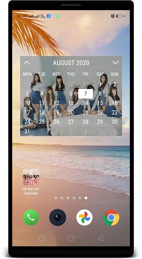 OH MY GIRL Calendar Widget screenshot 3