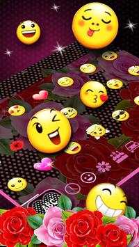 Red Roses Keyboard Theme screenshot 2