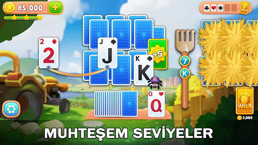 Solitaire Farm: Kart Oyunları screenshot 2