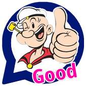 Popeye Cartoon Stickers What's Up Stickers app icon