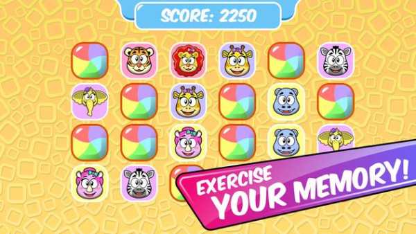 Jungle Animals Memory Game screenshot 2