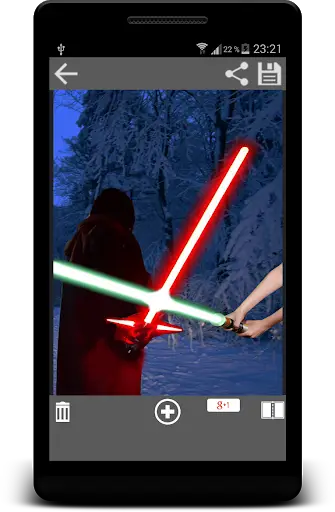 Lightsaber Photo Maker Cam App screenshot 2