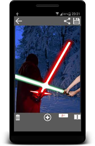 Lightsaber Photo Maker Cam App screenshot 2
