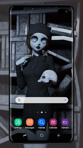 Skull Wallpaper Cool Cute & Scary Skull LockScreen screenshot 1
