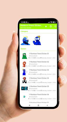 Rainbow Friend Sticker WA screenshot 1