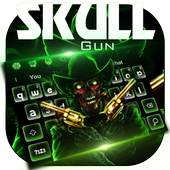 Skull Gun Keyboard 10001003