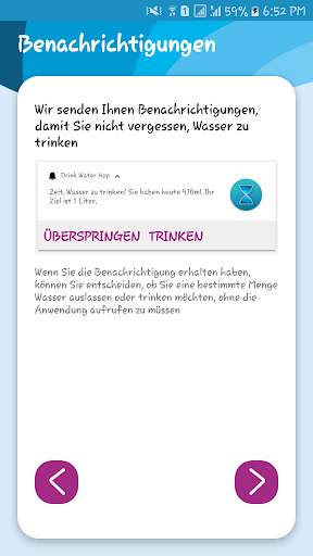 Trinkwasser App screenshot 3