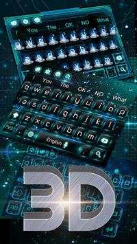 3D Tech Hologram Keyboard screenshot 3