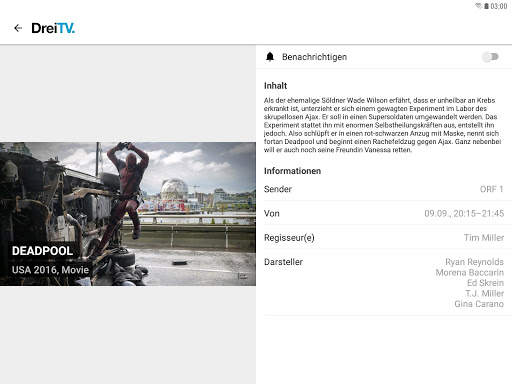Drei TV screenshot 8
