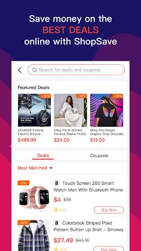 ShopSave Cashback Shopping app screenshot 2