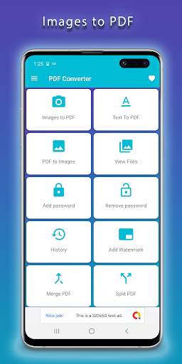 PDF Converter, Image to PDF, Text to PDF screenshot 1