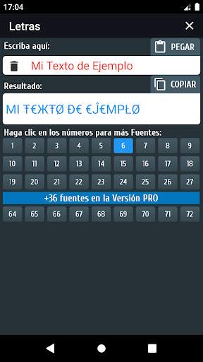 Generador letras, símbolos, emojis, decoraciones screenshot 4