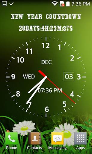 Clock Live Wallpaper screenshot 5